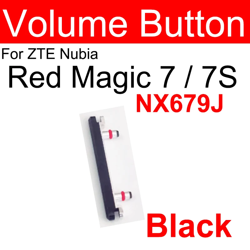 Power Voume Gaming Buttons For ZTE Red Magic 7 7S NX679J 7Pro 7S Pro NX709J NX709S On OFF Power Volume Gaming Side Keys