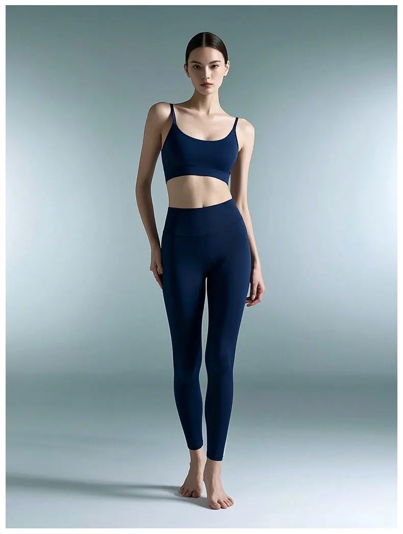 Sommerschlussverkauf, hohe Taille, Yogahose – schnell trocknende 4-Wege-Stretch-Leggings für Laufen, Radfahren, Fitnessstudio – Detail 7