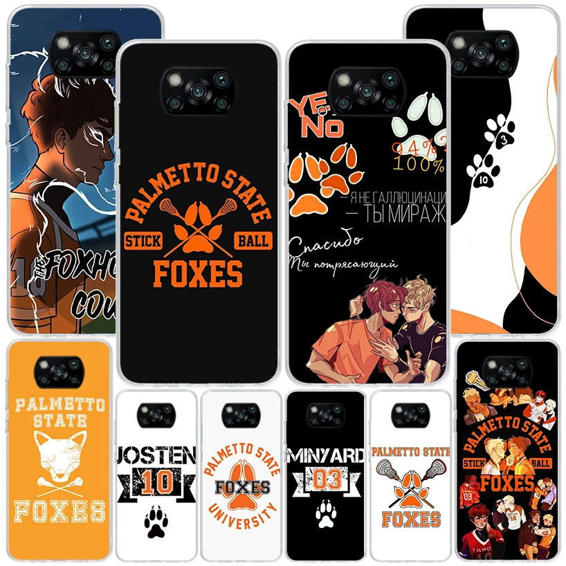 Andreil All For The Game Palmetto State Foxes Phone Case For Xiaomi Poco X6 X5 X4 X3 Pro F6 F5 F4 Gt F3 F2 F1 M5S M5 M4 M3 M2 Nf