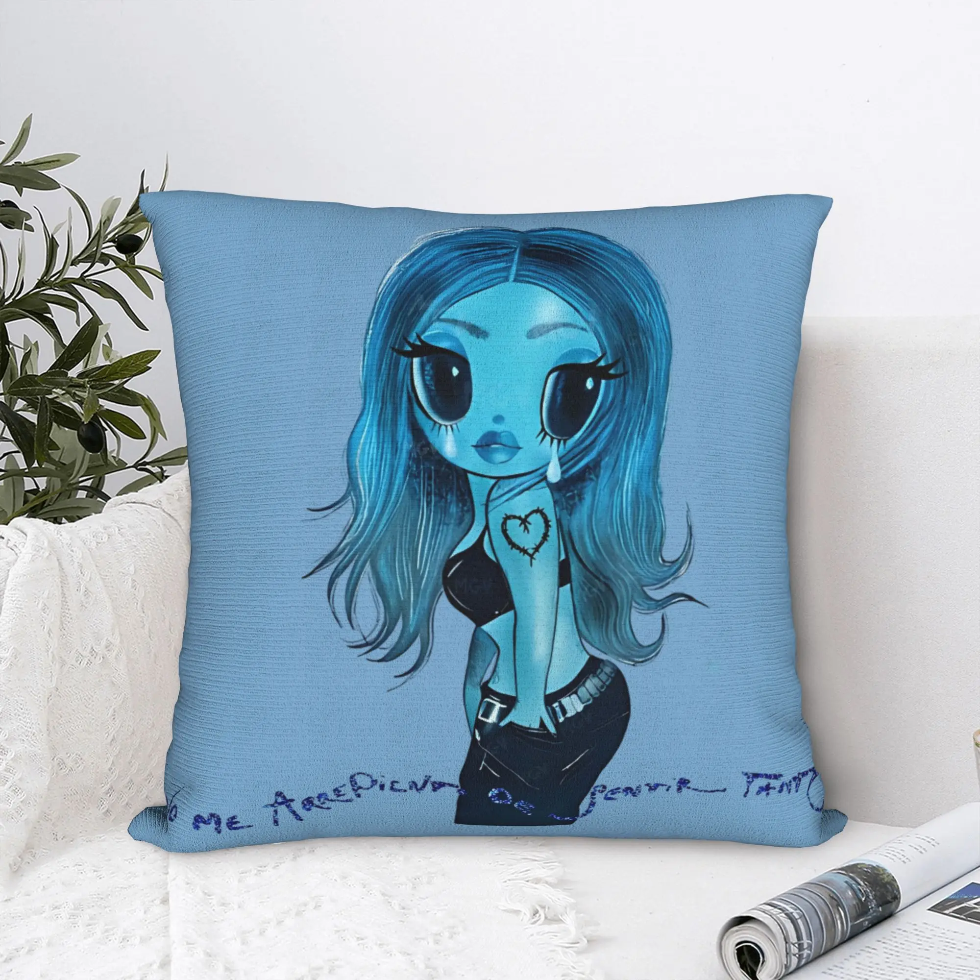 No Me Arrepiento De Sentir Tanto Karols G NMADST Pillowcases Accessories Printing Cushion Cover  Throw Pillow Cover