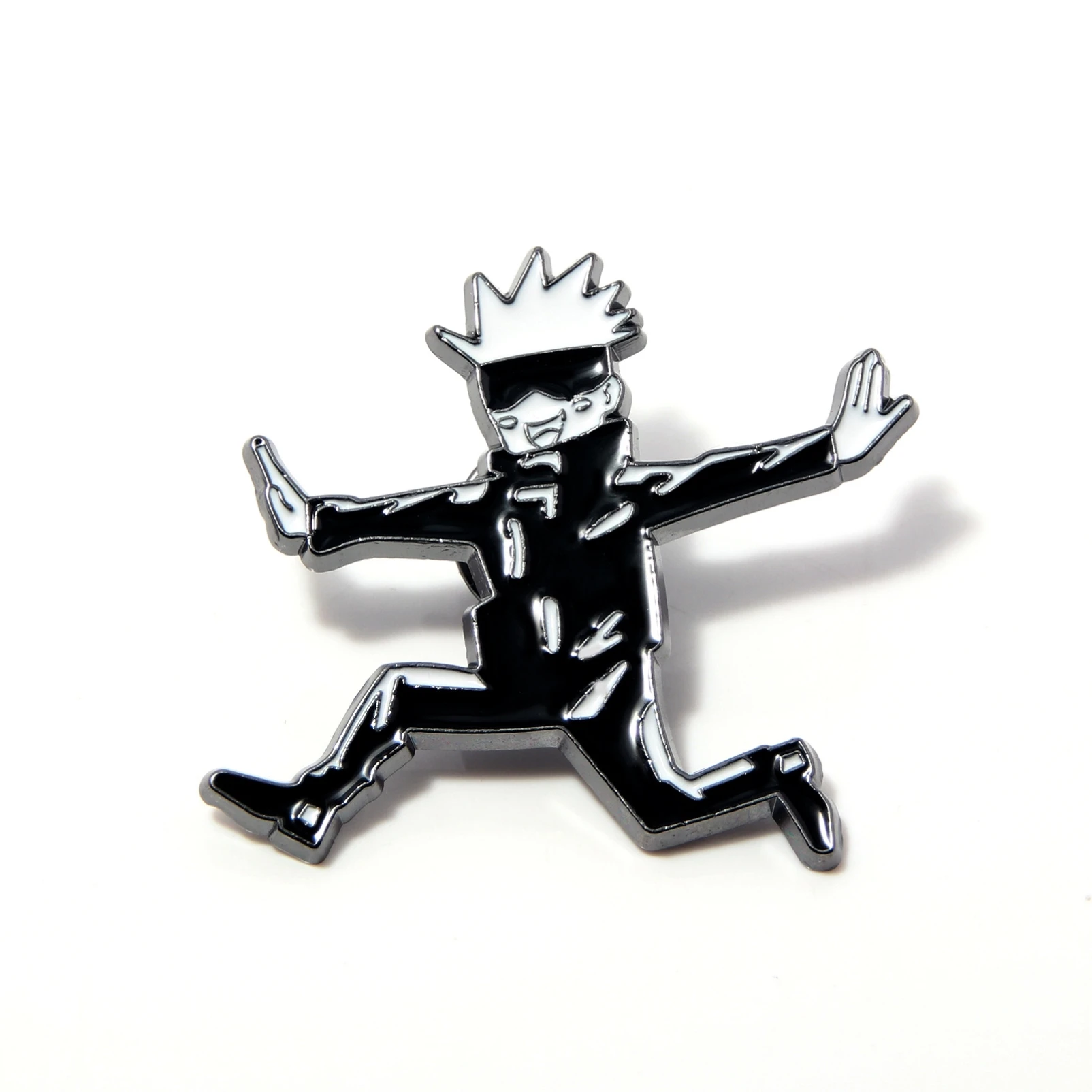 

Accessory Jujutsu Kaisen Satoru Gojo Cosplay Alloy Drops Badge Brooch Carved Animation Costume Accessories Emblem Breastpin