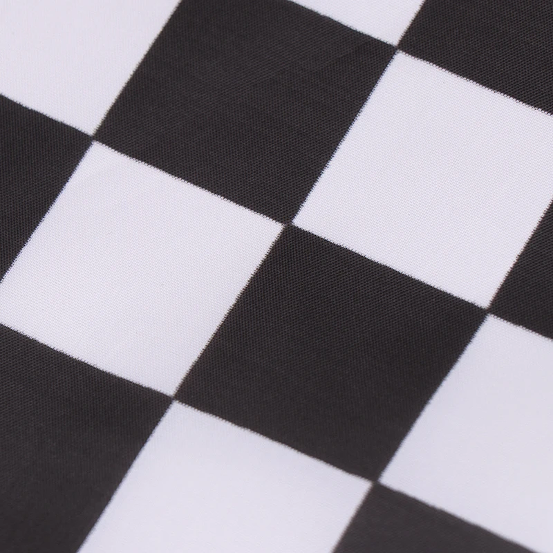 10 Stück Schwarz-Weiß-Quadrat Hand Flagge Racer winken Flagge Renn flaggen Auto Flagge