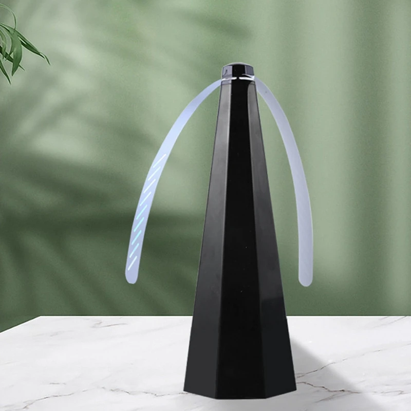 ABGR-ventilateur anti-mouches USB Portable pour Table avec pales holographiques effrayer les mouches vespes abeilles ventilateur de pique-nique en plein air