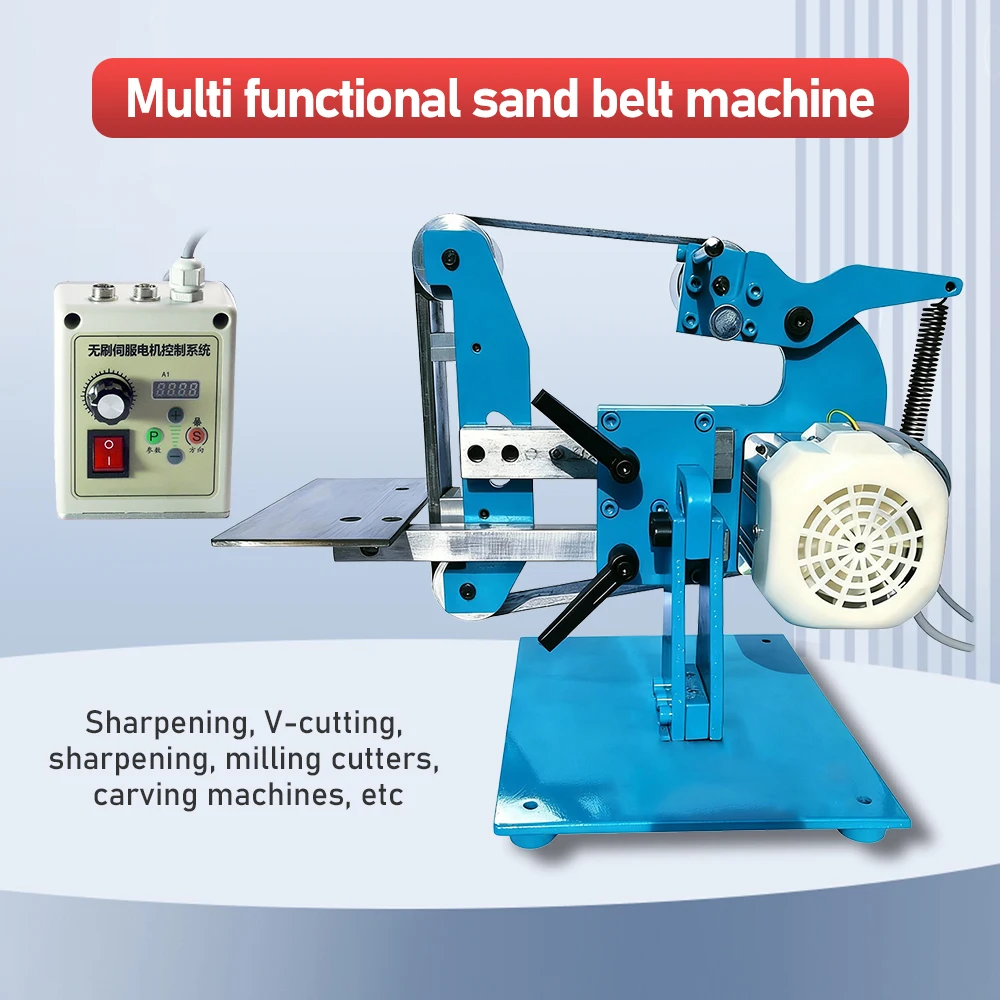 

915 Electric Belt Sander Vertical & Horizontal All Steel Sanding Machine Dual-Use Sanding Machine DIY Belt Sander