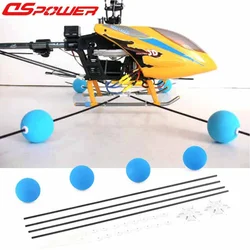 Dspower landing gear Training Gear Sponge Ball Kit For blade 400 Trex Align 500 450 RC Helicopter Walkera