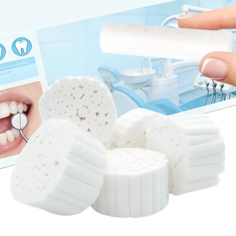 Disposable High-Purity Dental Cotton Rolls Medical Surgical Tooth Gem Dentist Whitening Instrument