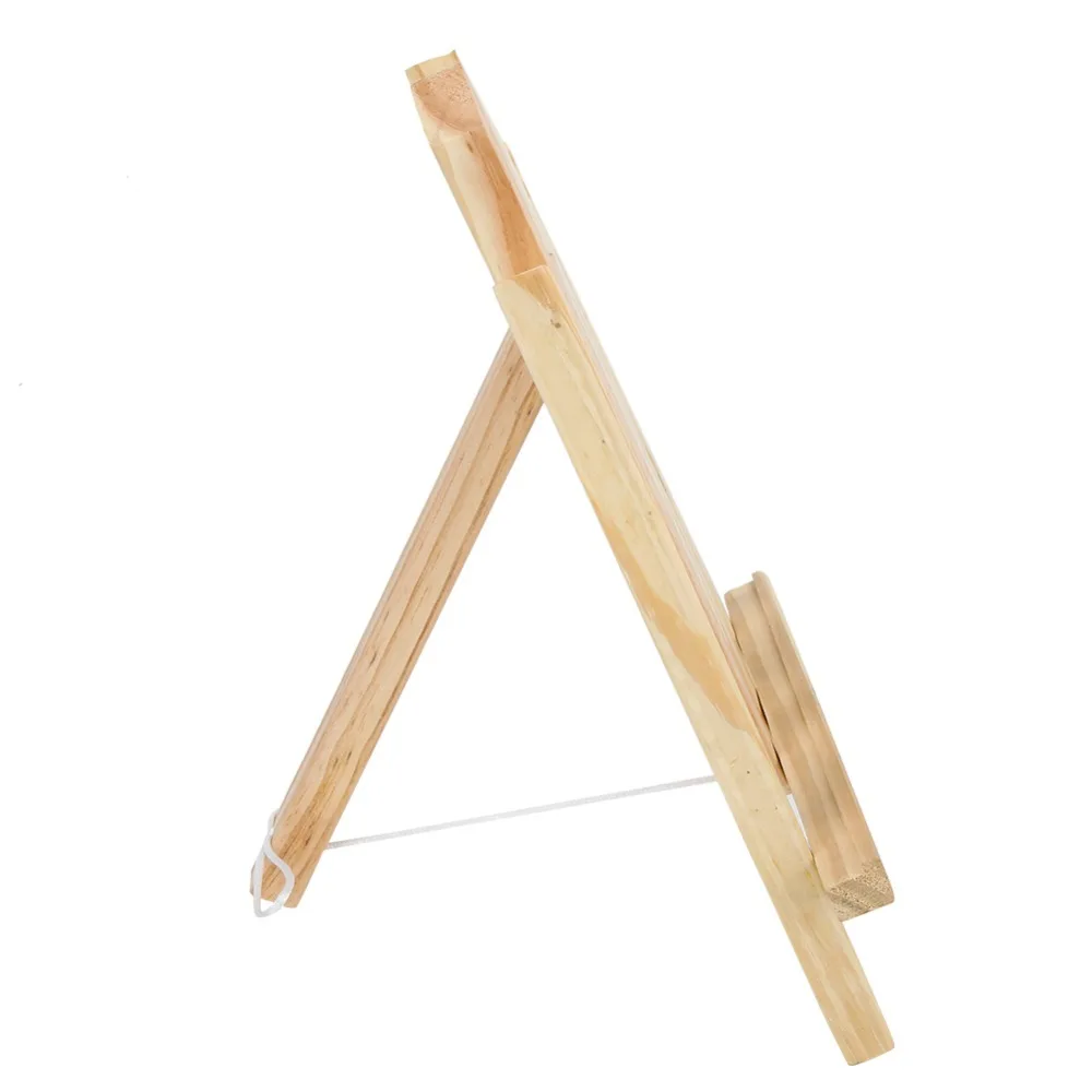 Solid Load Bearing 28cm Wood Easel Beech Freestanding Painting Easel Multi-Groove Foldable Painting Holder Photo Album Display