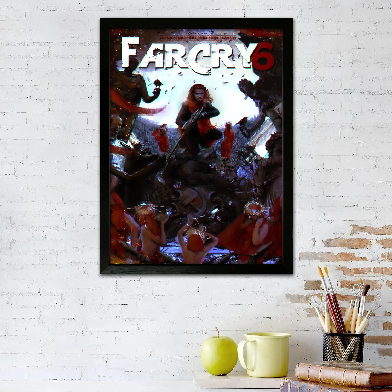 Far Cry 5 4 3 2 New Dawn  Canvas Art Poster, Wall Art, Picture Print, Modern Family, Bedroom Decor, Posters,Decorative painting