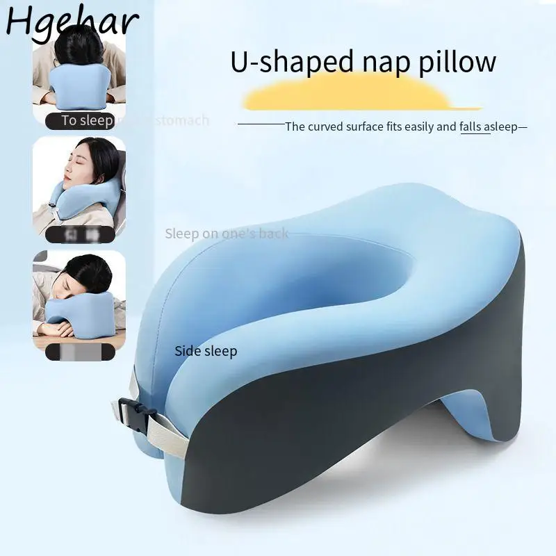 U Type Memory Foam Pillow Classroom Office Desk Sleeping Soft Protect Neck Travel Airplane Support Cushions for Work Student Ins