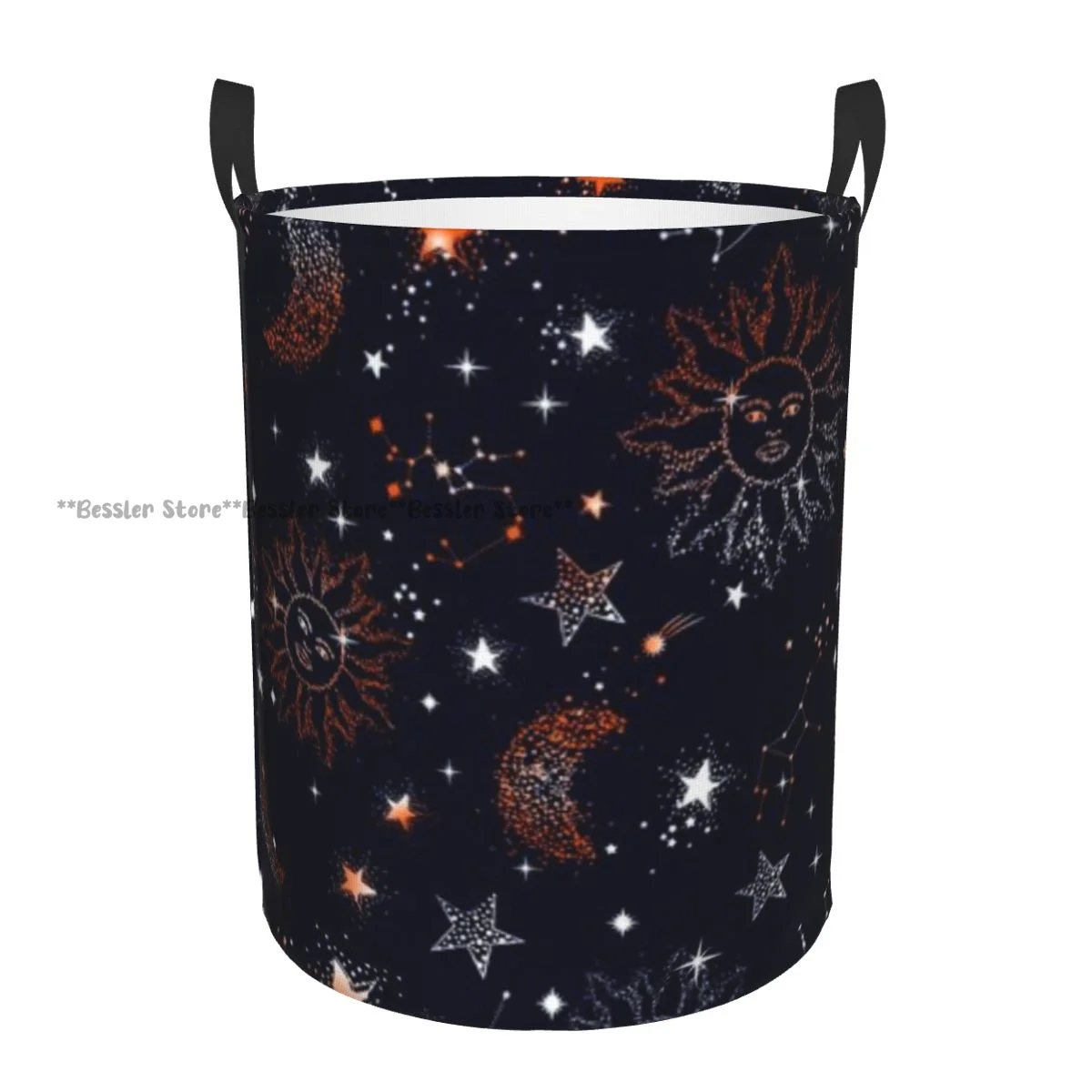 Foldable Laundry Basket for Dirty Clothes Galaxy Constellation Storage Hamper Kids Baby Home Organizer