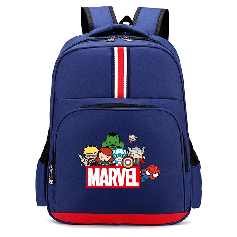 Disney Marvel Heroes Avengers School Bag Movie Cartoon Print Kids Student Supplies Backpack Child Storage Knapsack Birthday Gift