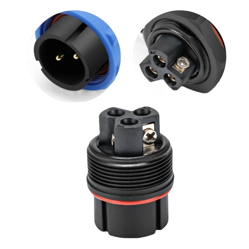 SP16 SP17 SP20 SP21Panel Mount Waterproof Solderless Aviation Connectors Plug Socket IP68, Electrical Cable Wire Connector