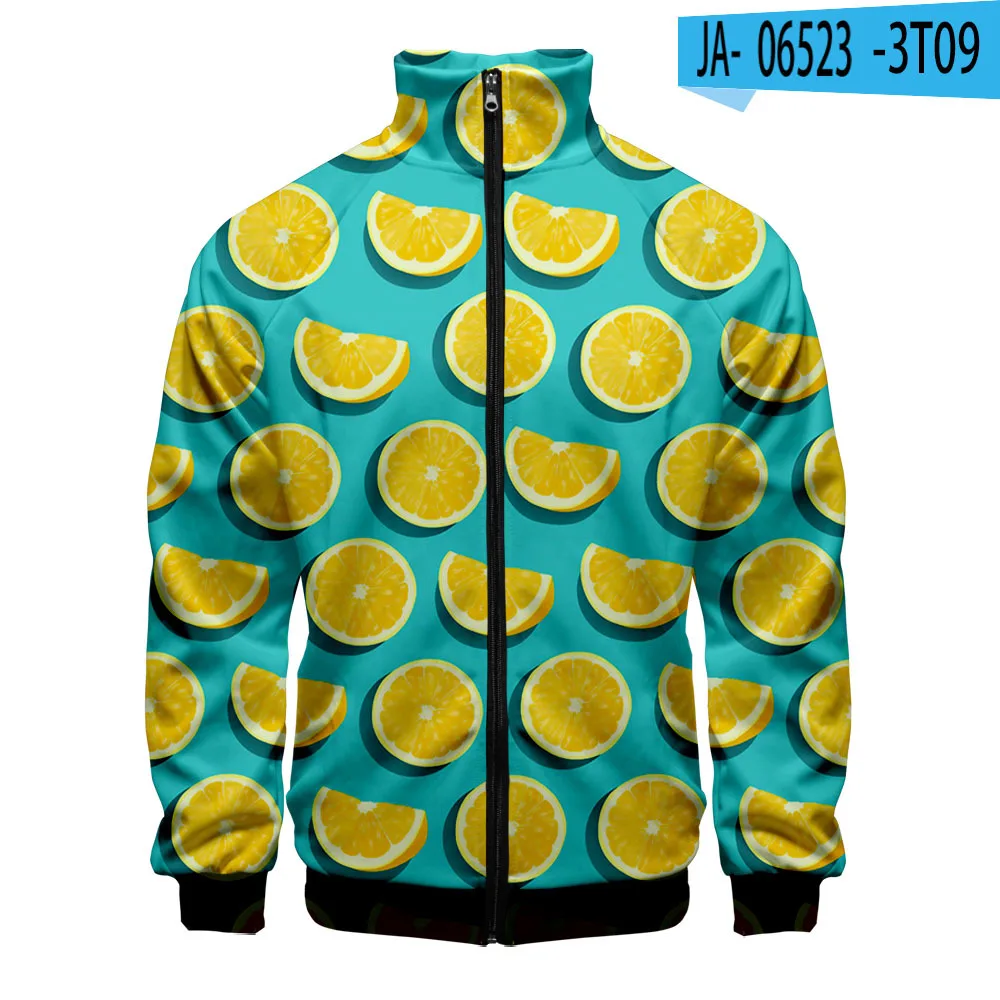 

Fruit Hawaiian Watermelon Baseball Uniform 3D Printed Hooded Sweatshirt Men Women Casual Streetwear Zip Up Jacket Coat Dropship