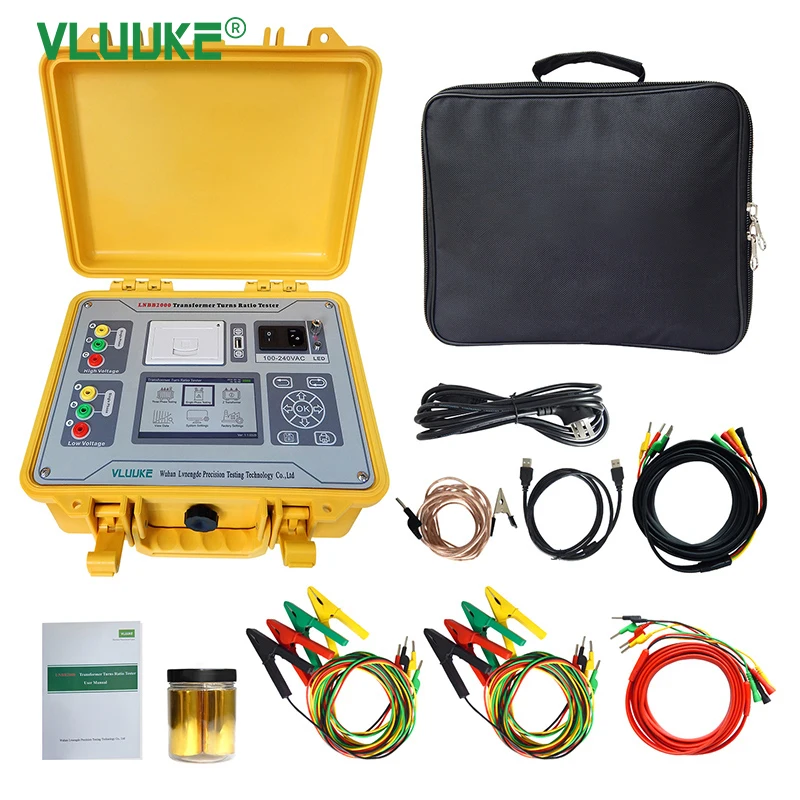 VLUUKE LNBB2000 Transformer Turns Ratio Tester With 1 Year Warranty IP67 Protection & 0.2 Accuracy
