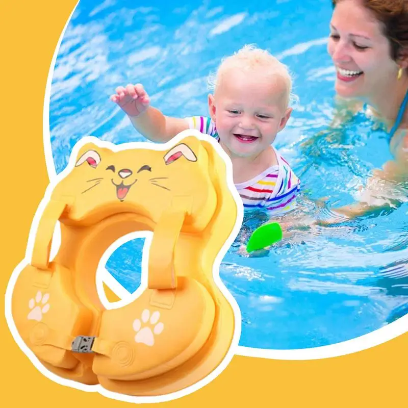 Anneau de natation gonflable en PVC, flotteur de piscine pour tout-petits, outils d'aide à la pratique de la natation, jouet d'eau en plein air pour les arrière-cours