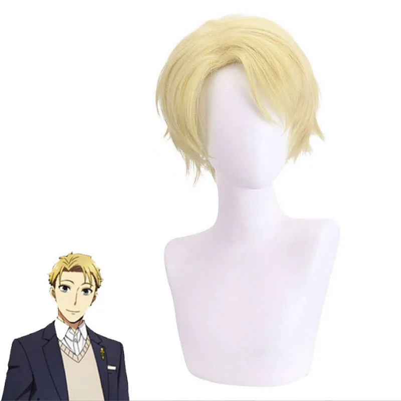 

Lloyd Fogg's Sunset Flipped Short Hair COS Play Wig From Spy X Family