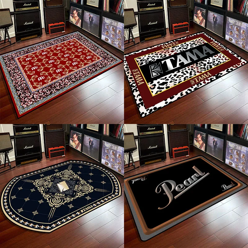 

Современный коврик для барабанов или абсорбирующая барабанная установка, звукоизоляционная лента, ковер, домашний декор, настраиваемый овальный коврик