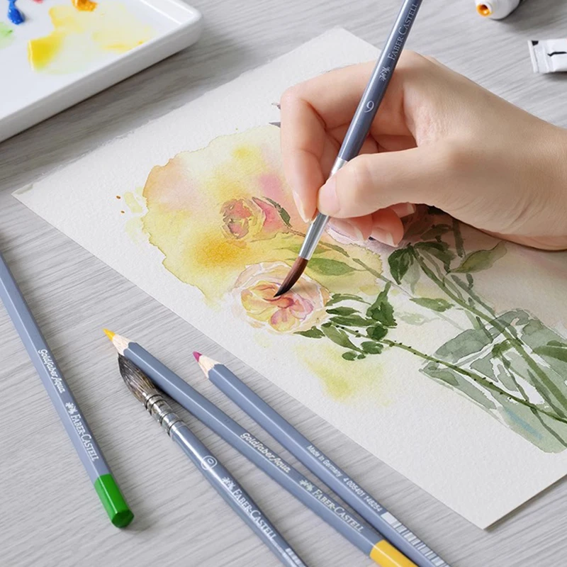 

Акварельная ручка, деревянный нейлоновый полный набор инструментов для рисования, набор кистей Gou Xianbi для студентов-художников.