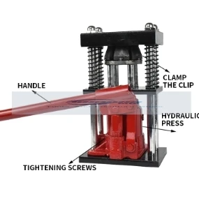 Hose Press Manual Portable Hydraulic Machine Spray Agricultural High Pressure Hose Joint Withholding Machine