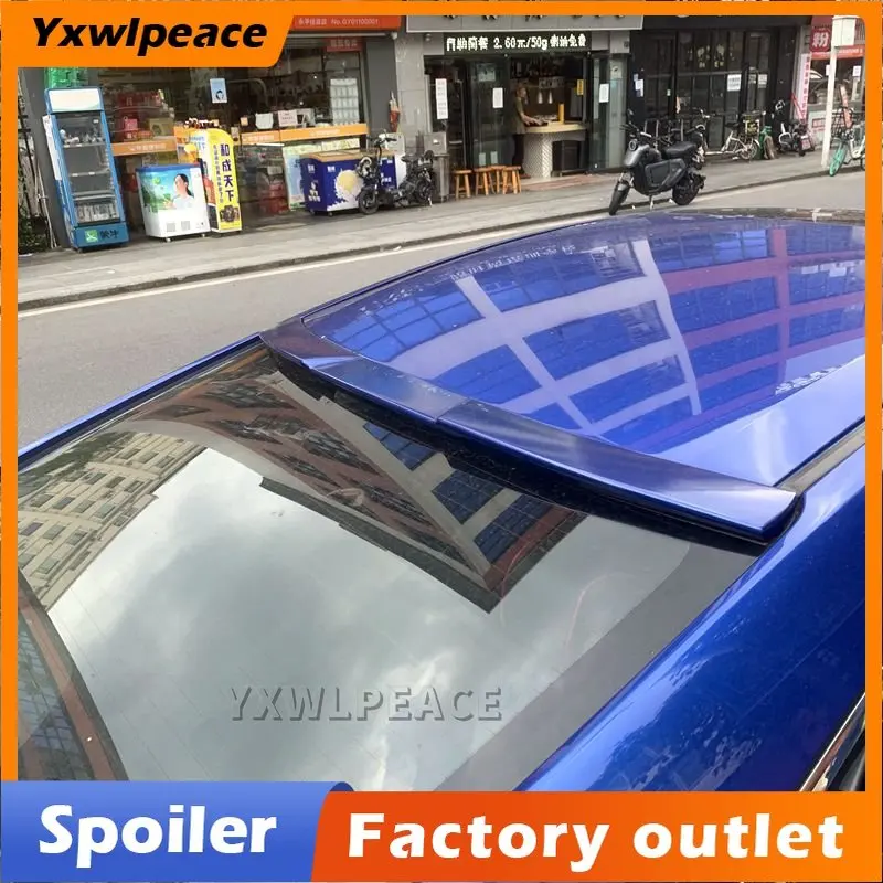 

For Honda Civic 2016 2017 2018 2019 2020 4 Door Sedan ABS Plastic Unpainted Color Rear Roof Spoiler Car Accessories