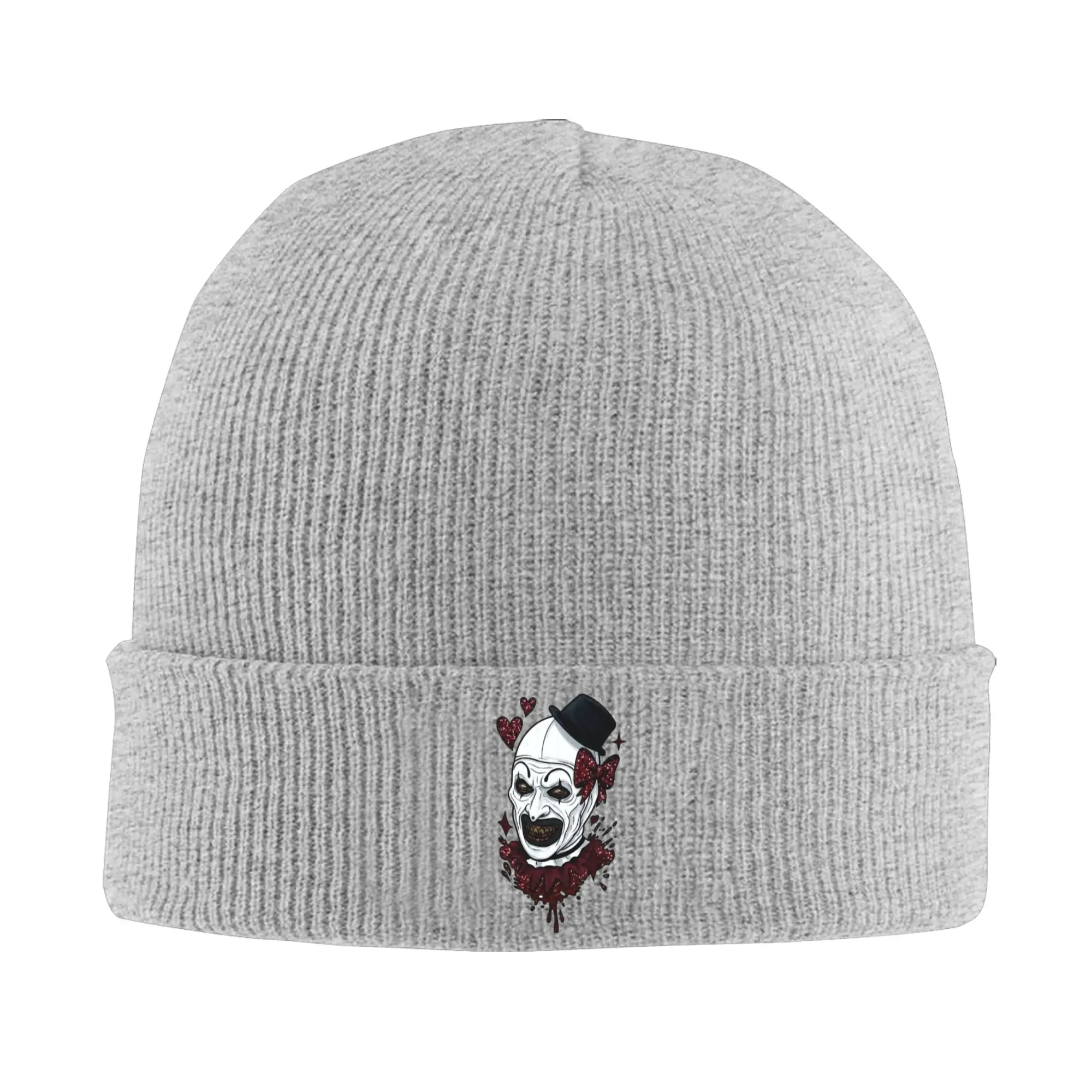Terrifiers Art The Clown Hat Autumn Winter Beanie Fashion Halloween Cap Unisex Acrylic Knitted Hat