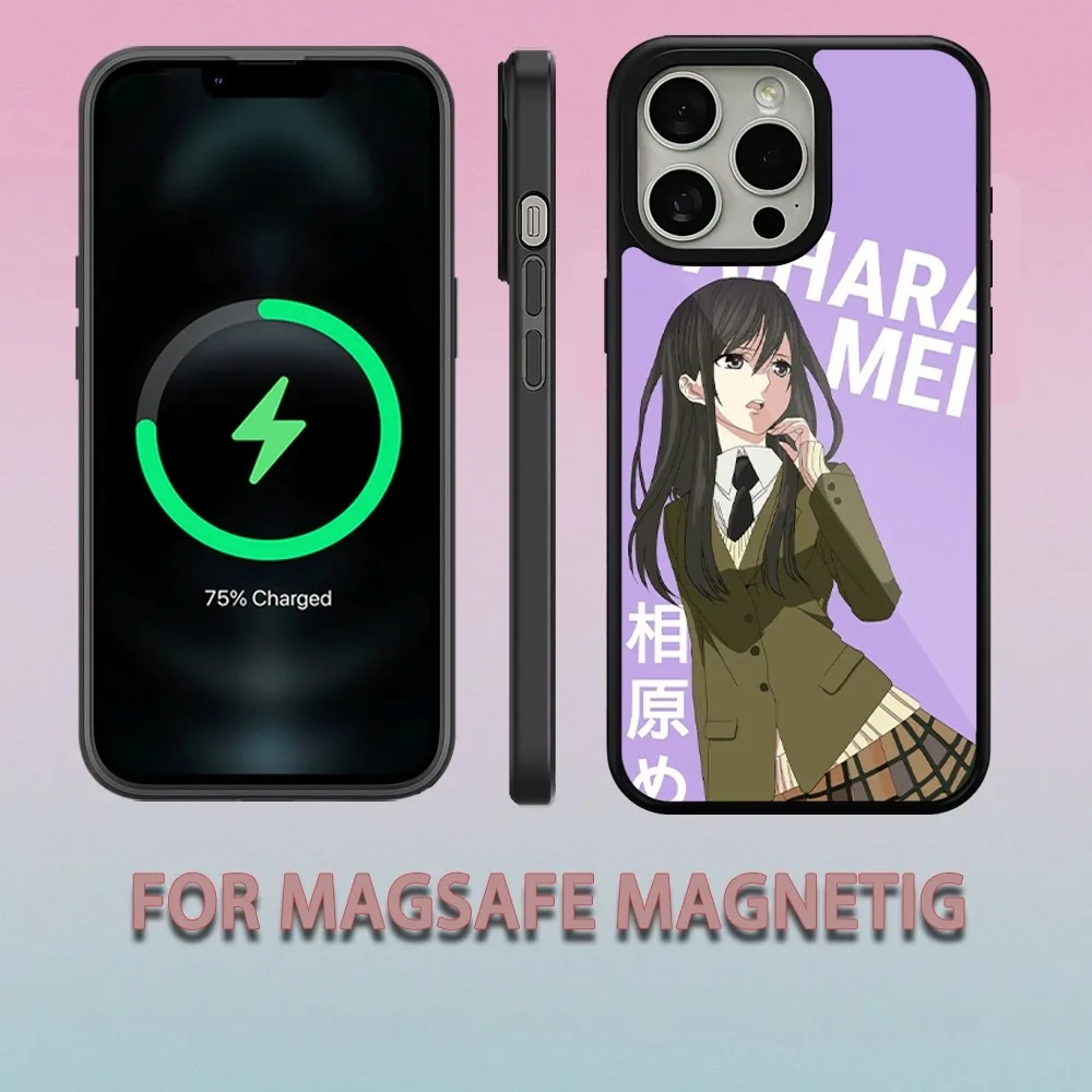 Anime Citrus Yuzu Mei  Phone Case For iPhone 15 14 13 12 11 Pro Max Plus Magsafe Magnetic Wireless Charging Cover