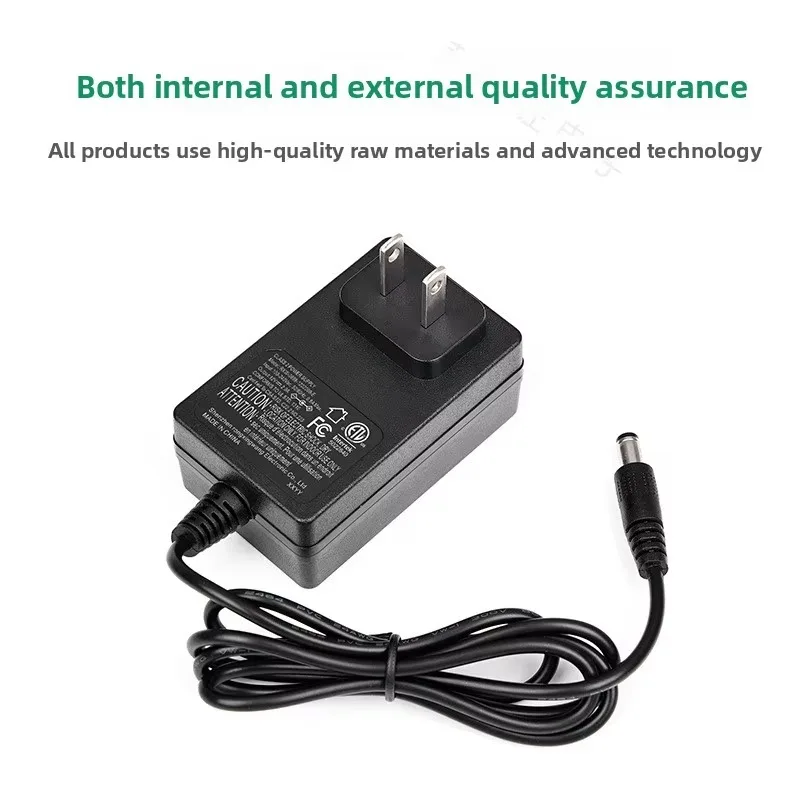 24W Power Supply Adapter AC 100-240V to DC 12V 2A Charger for CCTV IP Camera Security System LED Lights Router 5.5x2.1mm