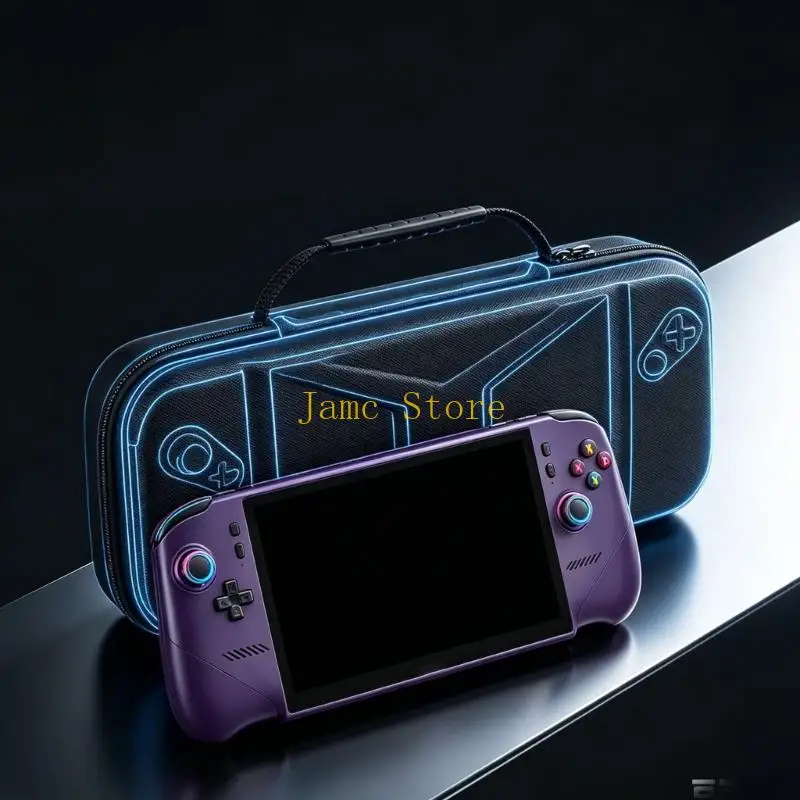 LX0B Daily Carry Case Handheld for 8 EX Ai+ Handheld Game Device & Small Add-On Use