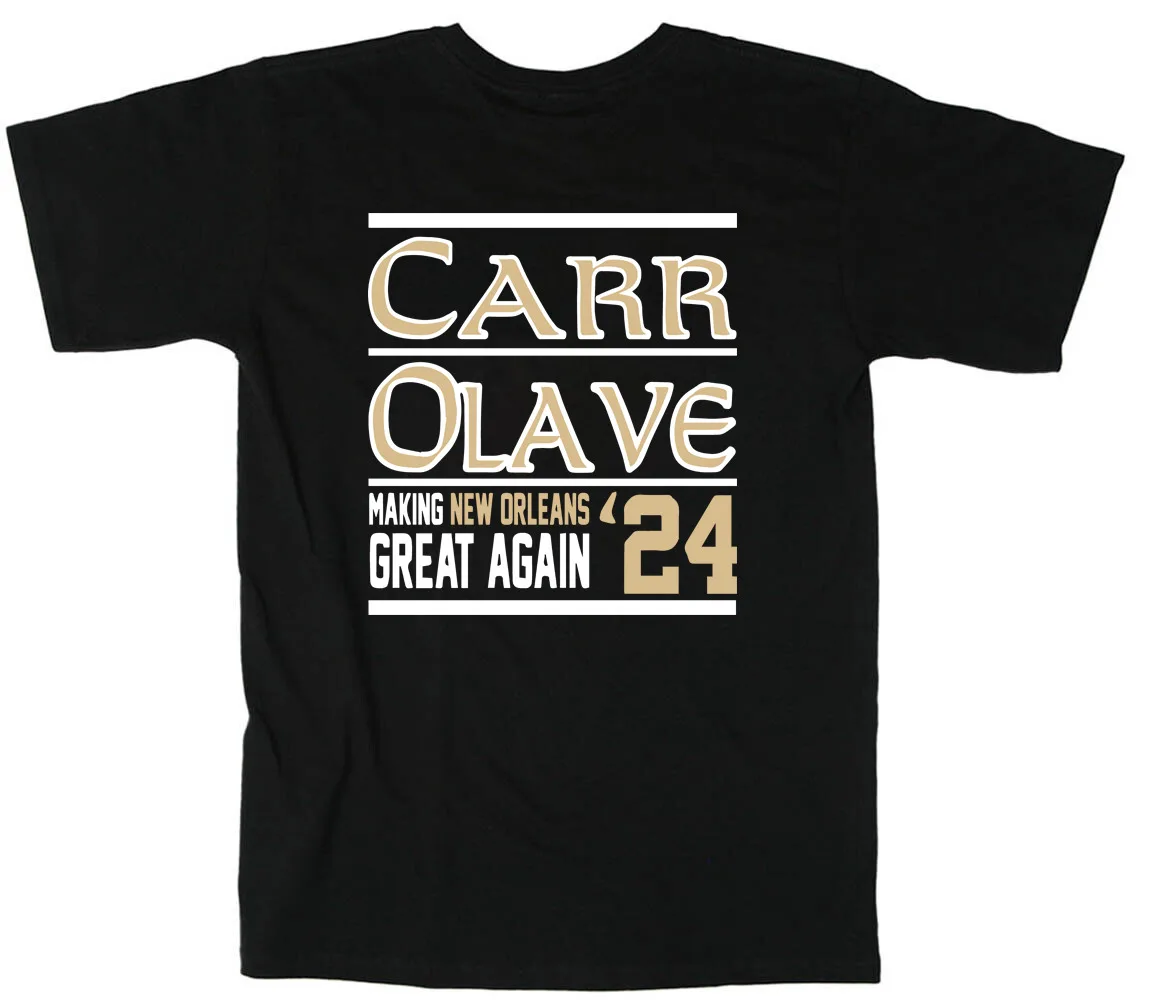 Derek Carr Chris Olave New Orleans Football 2024 Gift Unisex T-Shirt