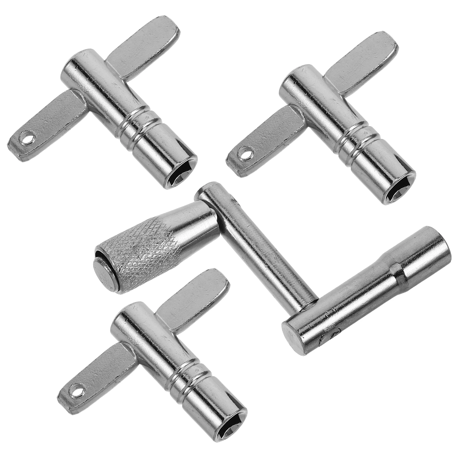 

Key Electroplated Iron Z Shape T Wrench Square Hole Adjustable Spanner Drum Tuner Tool Compact Portable Efficient Adjustment