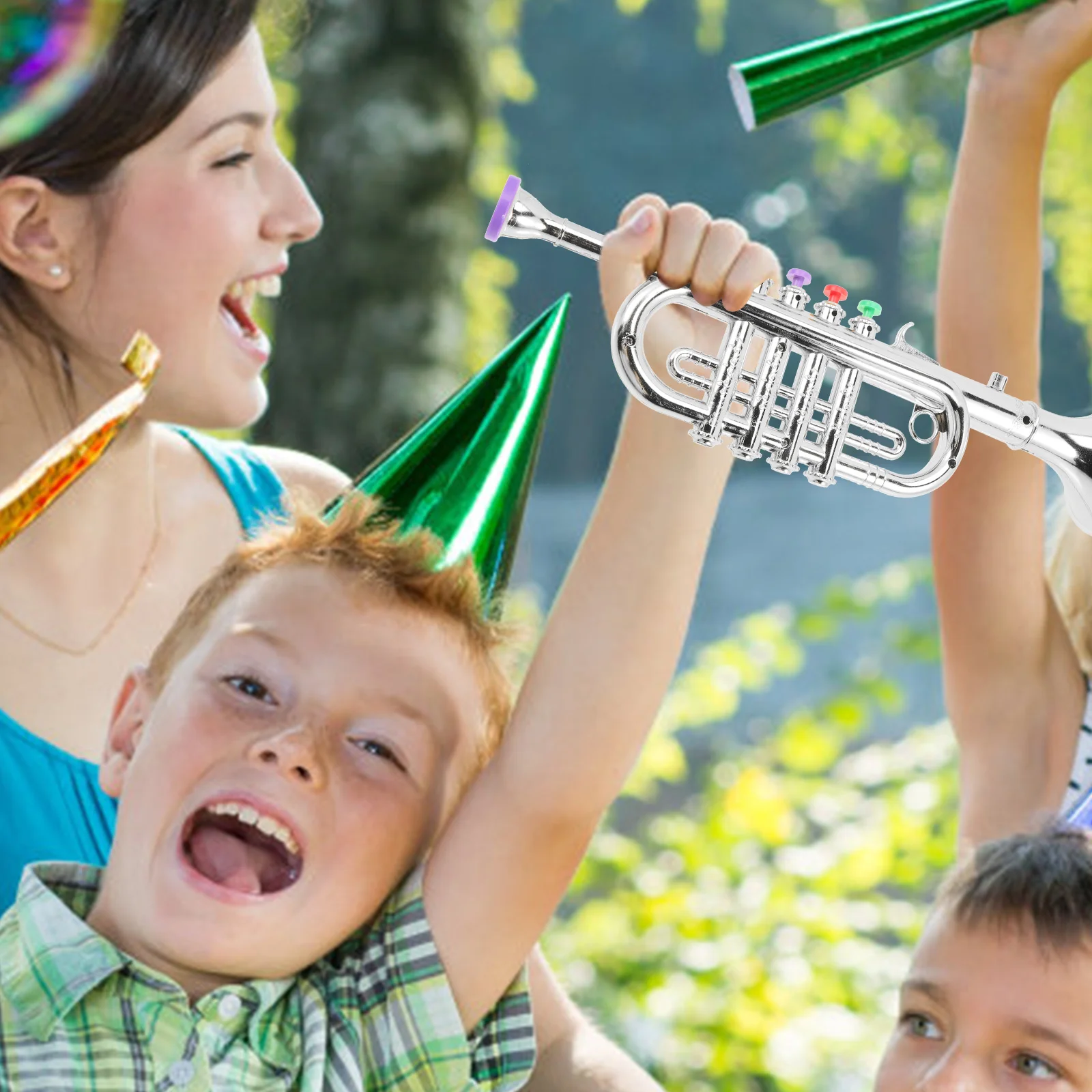 Trompete für Kinder, Musikinstrument, Kinderhorn, Lernspielzeug, Bühnenaufführung, Requisite, simuliertes Saxophon