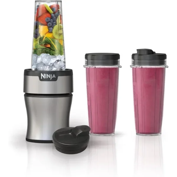 Ninja-licuadora Personal compacta BN301 nutri-blender Plus, Motor de 900 vatios, bebidas congeladas, batidos, salsas y más