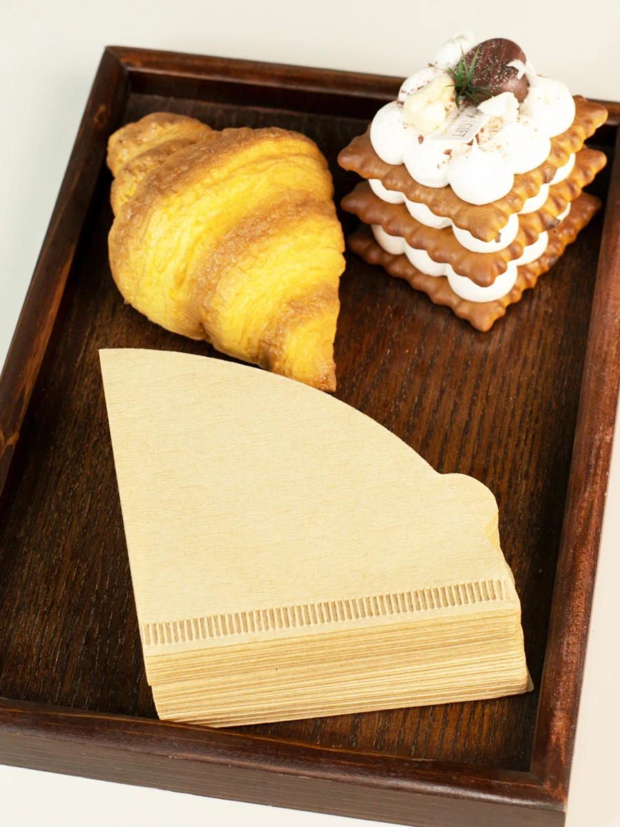 100er-Pack Kaffeefilterpapier - Größen 01, 02, Natürliches Papier-Kaffeefilterpapier, Auslaufsicher, Geeignet für Handgebrühten Kaffee – Detail 7