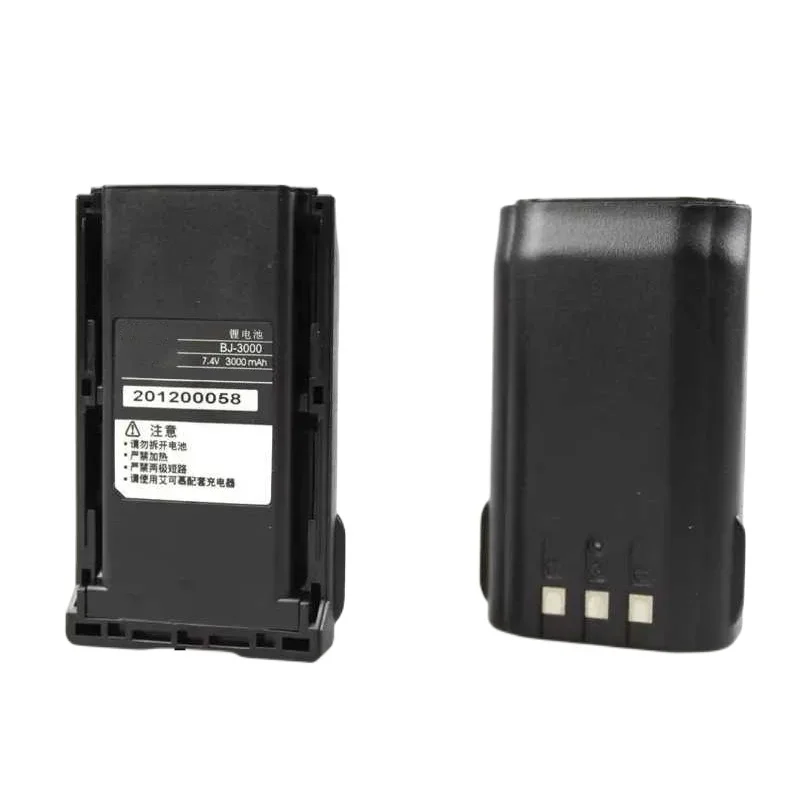 BJ-3000 Li-Ion Battery 7.4V 3000mAh  rechargeable Walkie talkie Battery for ICOM  Two way radio