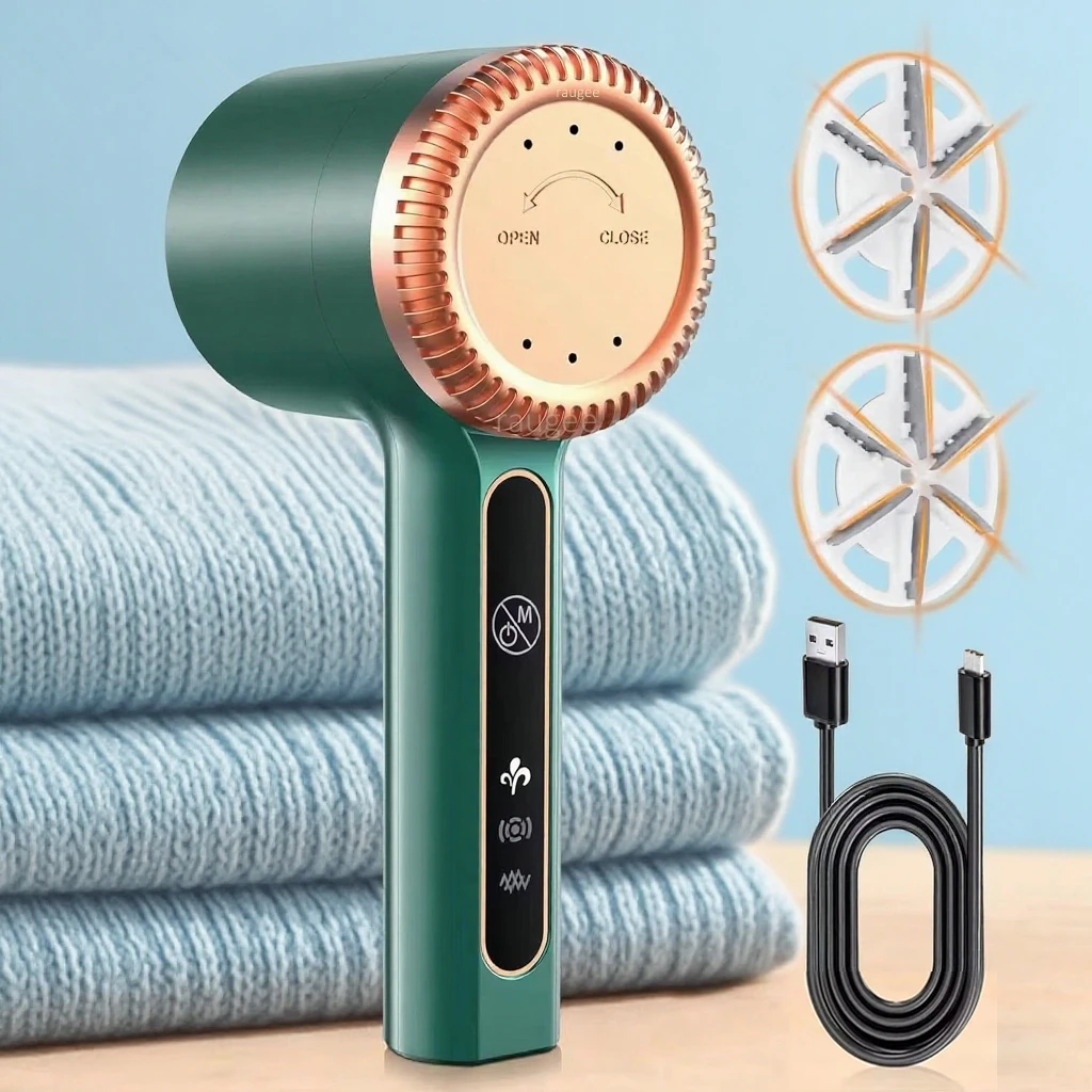 Penghilang Bulu untuk Pakaian, Alat Cukur Elektrik Isi Ulang dengan Penghilang Bulu, Alat Potong Rambut dan Cukur Portabel untuk Rumah, Pemangkas Bulu Halus