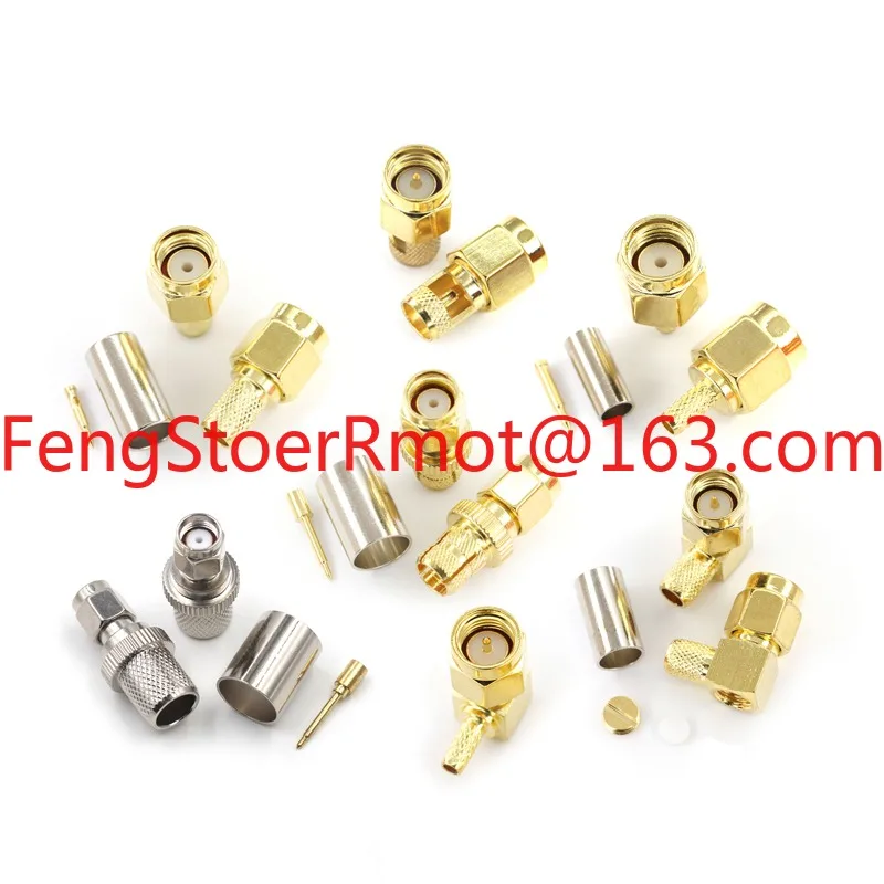 

SMA-J/K - Male/Female RF Connector Inner Pin Inner Hole RG316 Welded Feeder Connector