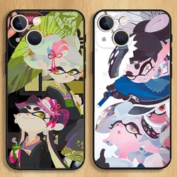Game Splatoon Phone Case For iPhone15,14,13,12,11,Pro,Max,Plus,Mini,X,XS,XR,8,7,6,S,Plus,SE Soft Black Case