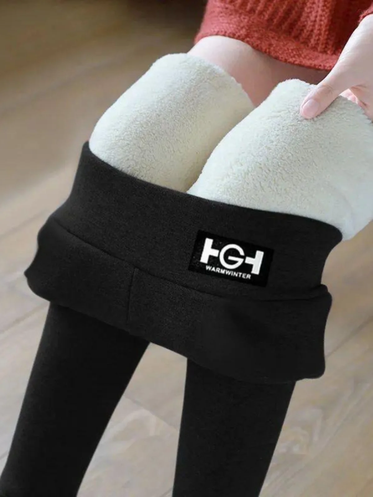 

Winter Warm Women's Thermal Leggings Polar Panhose High Waist Fce Lined Long Pants Casual Comfortable Bot