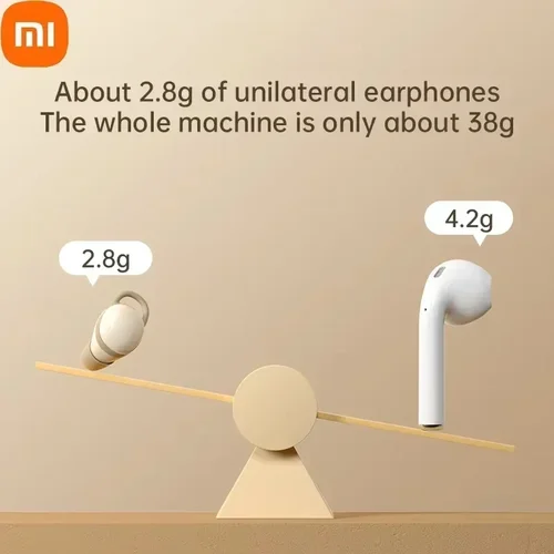 Imagen 2 del producto Xiaomi-auriculares inalámbricos con Bluetooth, cascos intrauditivos con reducción de ruido para dormir, cómodos de llevar, 999 TWS