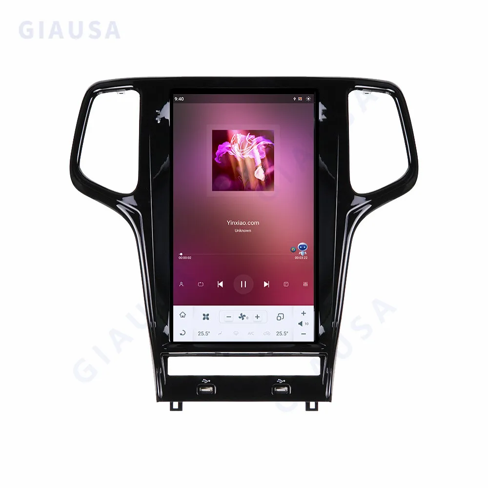 

8G 128G Android 12.0 Автомобильный DVD GPS-плеер 13,6-дюймовый вертикальный экран Tesla Styl для Jeep Grand Cherokee 2011-2020 carplay радио