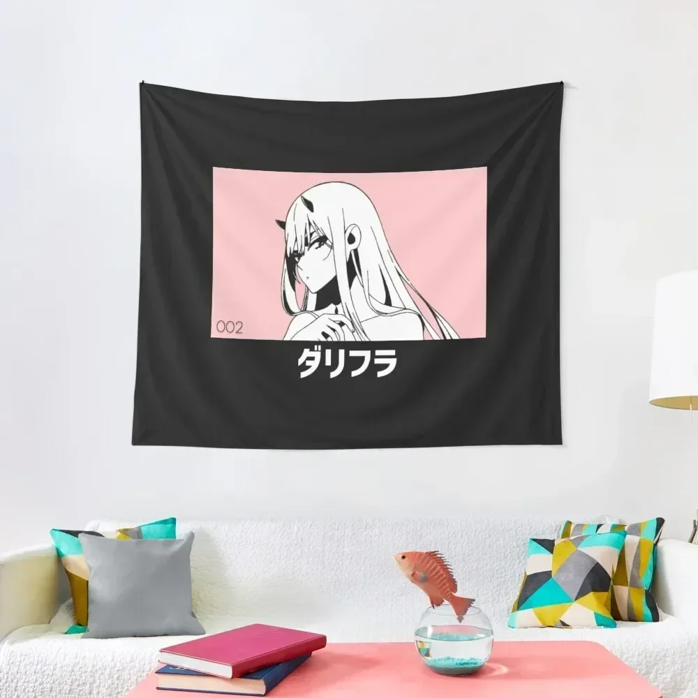 

Zero Two 002 Tapestry Wallpapers Home Decor Aesthetic Room Decor Funny Wall Hanging Decor Tapestry
