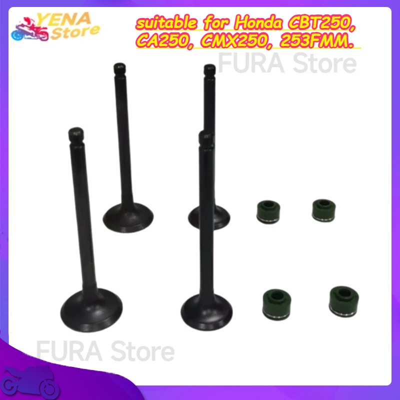 

The valve oil seal for motorcycle engine parts is suitable for Honda CBT250, CA250, CMX250, 253FMM.