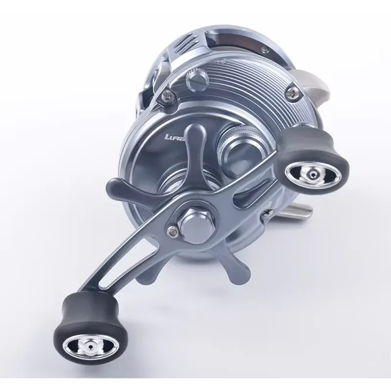 Baitcasting Fishing Reel 7.3:1 Gear Ratio 4KG Max Drag BFS Reel CNC Aluminum Alloy Body Finesse Tune Brake System for Lure