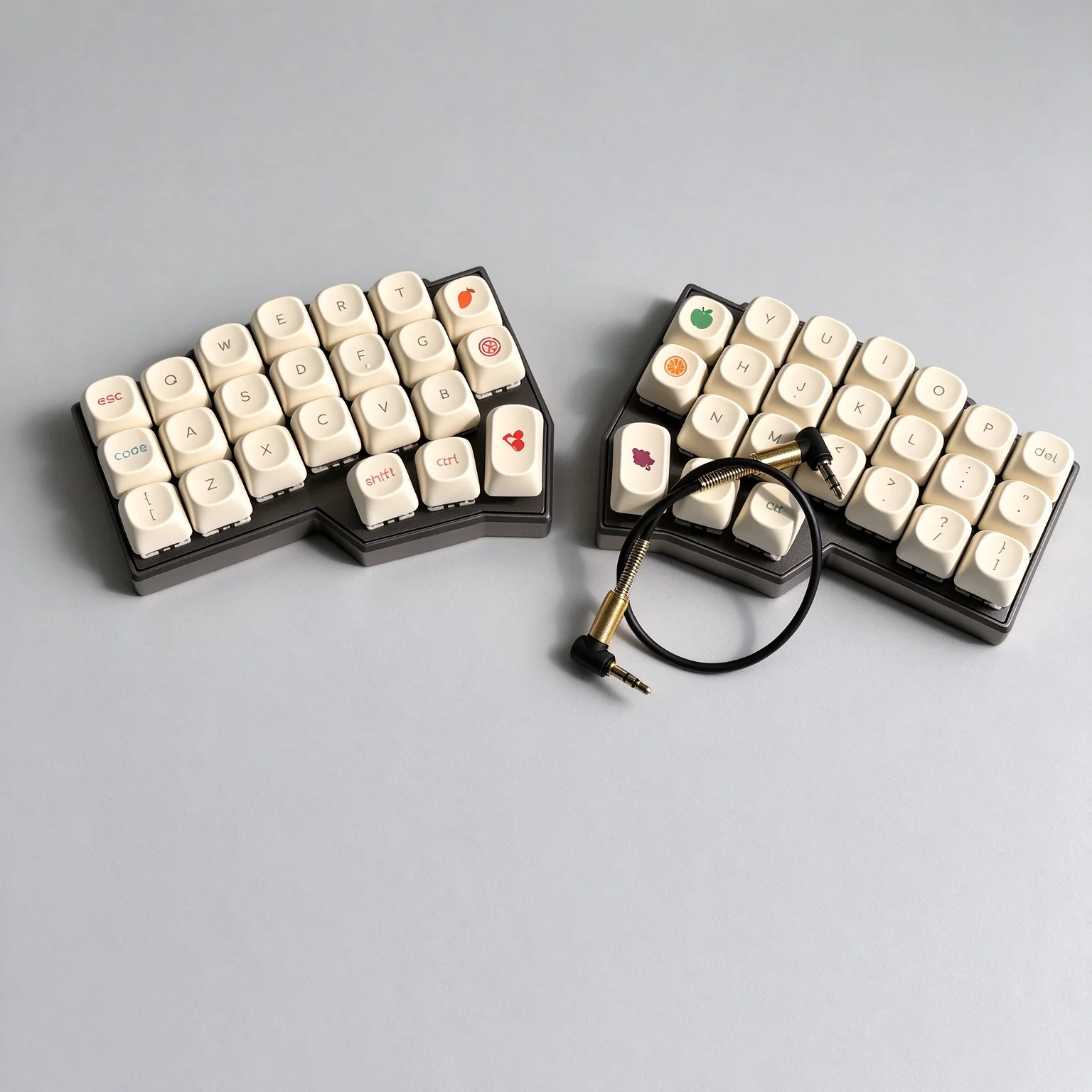 CNC CORNE V4.1 Wired Split Keyboard Custom Aluminum Alloy Hot Swap RGB VIAL Ergonomics Split Mechanical Keyboard with Dampening