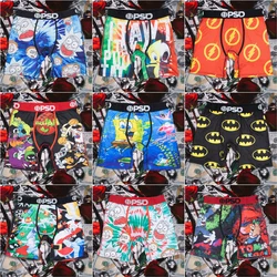 1Pcs Sexy Men Underwear Boxers Male Lingerie Summer Breathable Printed Man Panties Underpants Male Plus Size Men Boxers Trunks