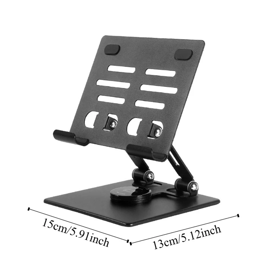 360 ° دوران اللوحي حامل قابل للتعديل تبديد الحرارة حامل لوحي متعدد زاوية المضادة للانزلاق اللوحي حامل جوّال بلاستيكي حامل مكتب #6