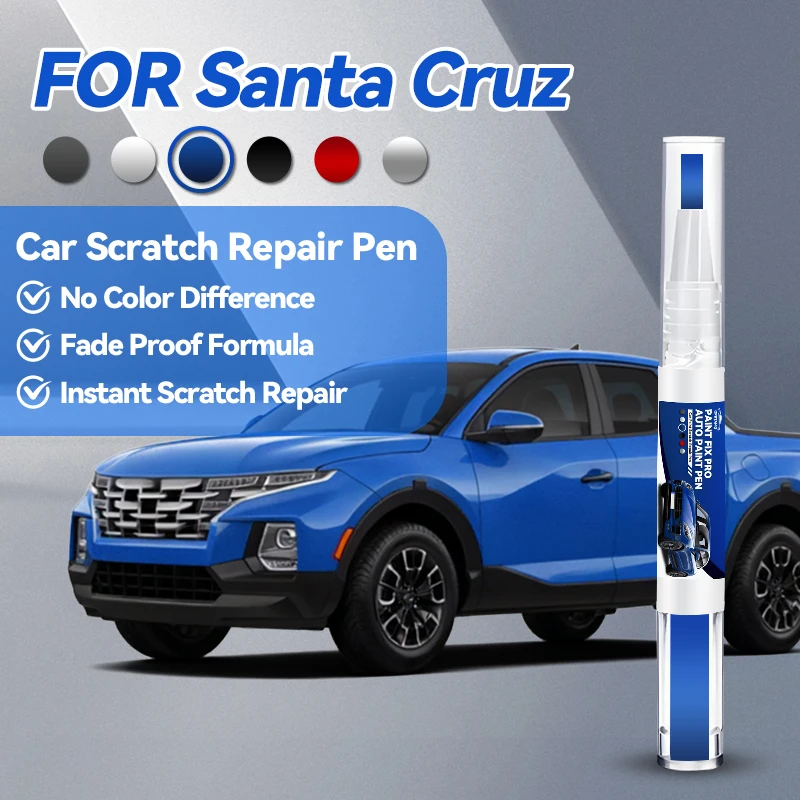 

Горячие новинки 2026: Автоаксессуары для Hyundai Santa Cruz – Карандаш для ремонта краски, средство для удаления царапин, DIY-набор для авто, черный, белый, синий