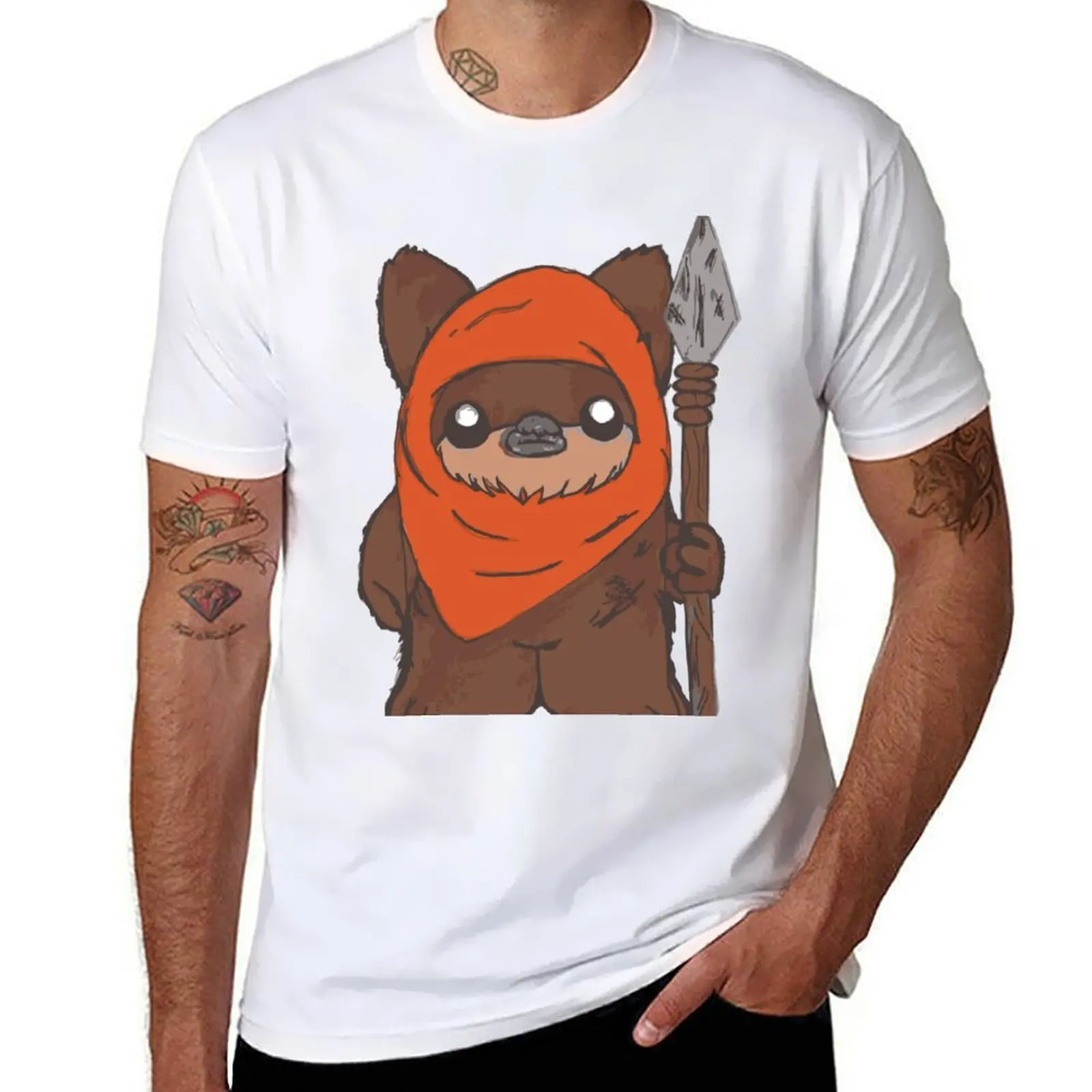 

Ewok Wicket T-Shirt t shirts for man pack white t shirt man cotton T-Shirt