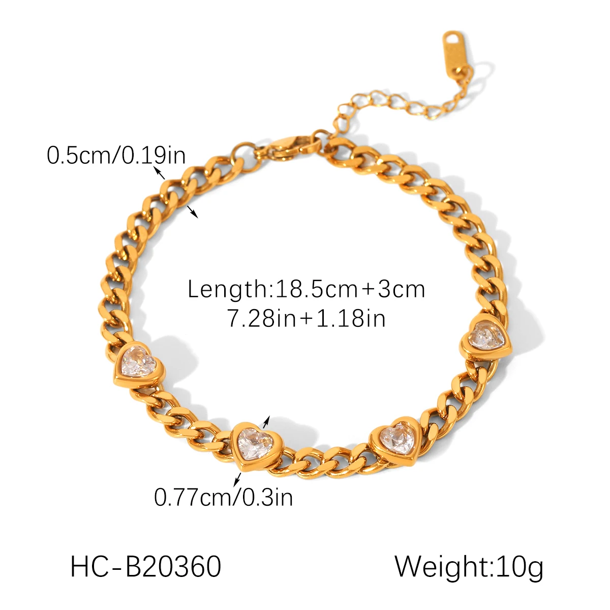 Vergoldetes Zirkon-Blumen-Schmuckset für Damen, zierliche Halskette, Armband, hypoallergen, Edelstahl, anlaufbeständig, Geschenk – Detail 9