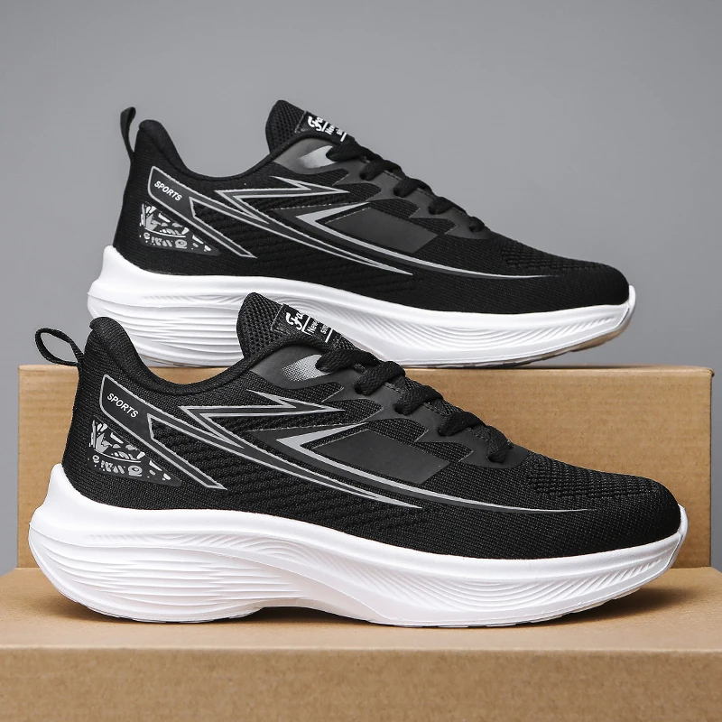 

Men Sports Shoes Classic Mesh Strap Rebound Soft Sole Comfortable Walking Shoes Autumn Fashion New Running Shoes Large Size